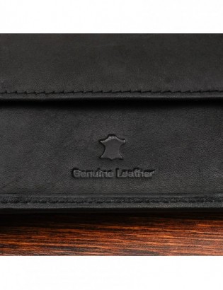 Męski portfel skórzany klasyczny RFiD czarny Beltimore U93 - zdjęcie 7