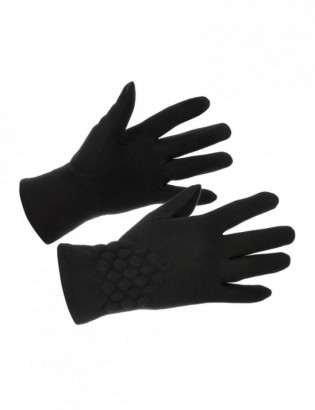 Rękawiczki damskie czarne dotyk polarek BELTIMORE K31 - zdjęcie 3