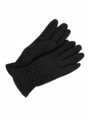 Rękawiczki damskie czarne dotyk polarek BELTIMORE K31 - zdjęcie 4