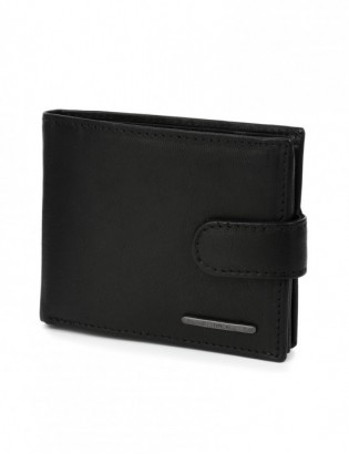 Męski portfel skórzany czarny klasyczny RFiD Beltimore P95 - zdjęcie 3