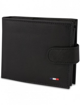 Męski portfel skórzany klasyczny czarny Beltimore D43 - zdjęcie 6