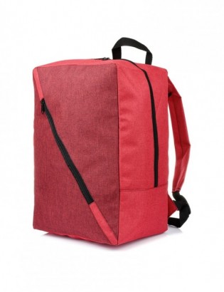 Plecak podróżny samolotowy mały bagaż podręczny lekki czerwony BELTIMORE Q77 - zdjęcie 2