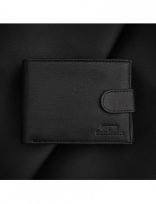 Męski portfel skórzany klasyczny RFiD czarny Beltimore K42 - zdjęcie 5