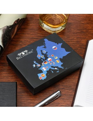 Etui na dokumenty karty skórzane slim Beltimore Ciemny brązG78 - zdjęcie 7