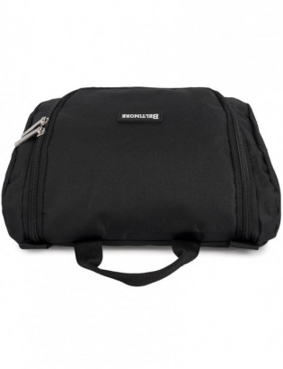 Kosmetyczka podróżna czarna unisex organizer lusterko Beltimore R26 - zdjęcie 9