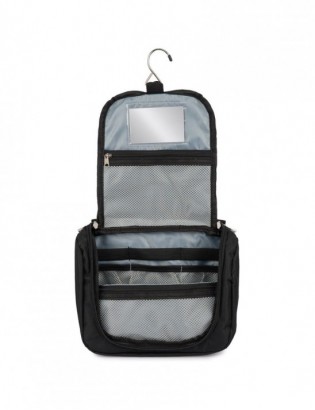 Kosmetyczka podróżna czarna unisex organizer lusterko Beltimore R26 - zdjęcie 10