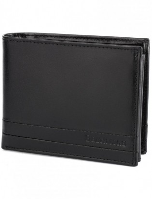 Portfel skórzany męski włoska skóra naturalna licowa premium klasyczny RFiD poziomy Beltimore G07 - zdjęcie 8