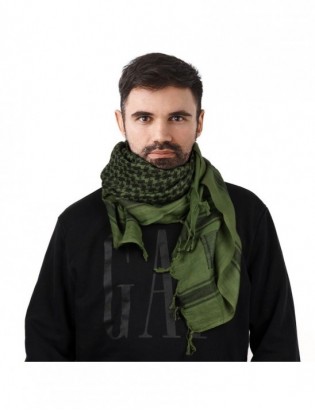 Chusta uniwersalna arafatka militarna wojskowa bawełniana duża zielona Beltimore SC-01 - zdjęcie 10