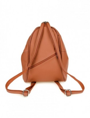 Plecak damski skórzany torebka 2w1 rudy Beltimore 019 - zdjęcie 4