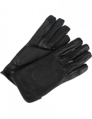 Rękawiczki skórzane damskie czarne polar touch finger na dotyk BELTIMORE K25 - zdjęcie 5
