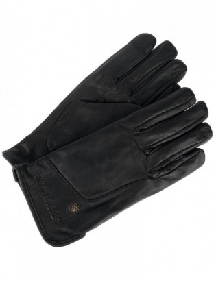 Rękawiczki skórzane damskie czarne polar touch finger na dotyk BELTIMORE K40 - zdjęcie 5