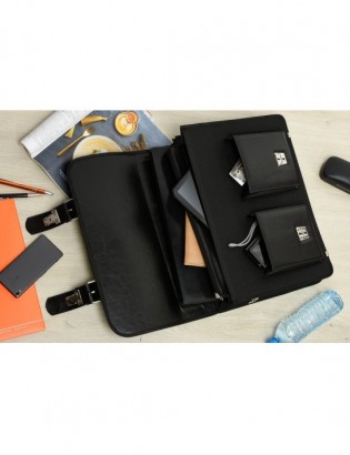 Beltimore luksusowa męska aktówka teczka torba duża na laptopa I36 - zdjęcie 6