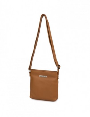 Torebka damska skórzana listonoszka mała premium slim klasyczna brązowa Beltimore L51 - zdjęcie 7