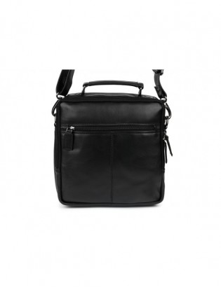 Czarna Beltimore Torba męska Skórzana listonoszka dwukomorowa Q67 - zdjęcie 6