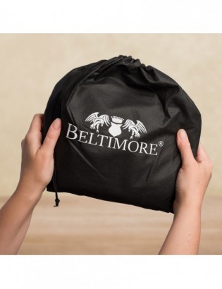 Torebka damska skórzana listonoszka mała premium slim klasyczna beżowa Beltimore L57 - zdjęcie 12