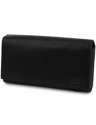 Portfel kelnerski skórzany pojemny do pracy na karty pieniądze czarny duży Beltimore D02 - zdjęcie 1