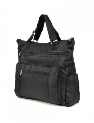 Czarna Damska Torebka Beltimore Lekka Duża A4 J30 - zdjęcie 1