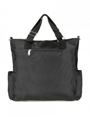 Czarna Damska Torebka Beltimore Lekka Duża A4 J30 - zdjęcie 8