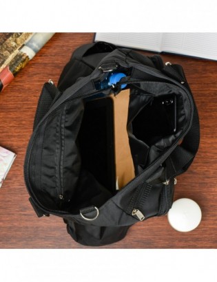 Czarna Damska Torebka Beltimore Lekka Duża A4 J30 - zdjęcie 9