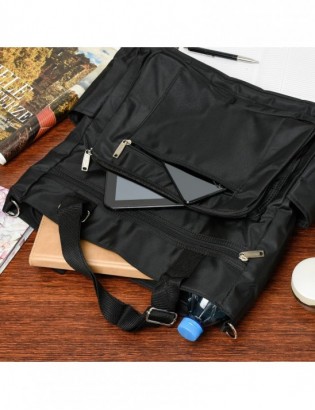 Czarna Damska Torebka Beltimore Lekka Duża A4 J30 - zdjęcie 10