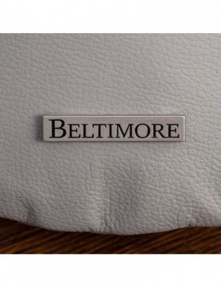 Nerka saszetka skórzana damska skórzana Beltimore jasno szara F44 - zdjęcie 7