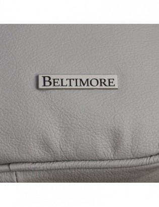 Plecak torebka damska Skórzana Beltimore jasno szary022 - zdjęcie 9