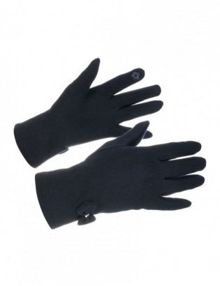 Rękawiczki damskie granat dotyk polarek BELTIMORE K30 - zdjęcie 1