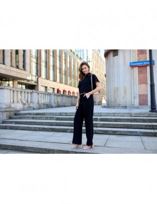 Skórzany pasek damski do spodni sukienki cielisty skóra nat. zamszowa 3 cm Beltimore E53 - zdjęcie 4