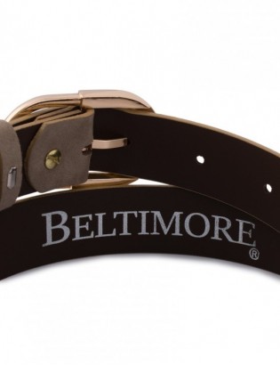 Skórzany pasek damski do spodni sukienki cielisty skóra nat. zamszowa 3 cm Beltimore E53 - zdjęcie 9