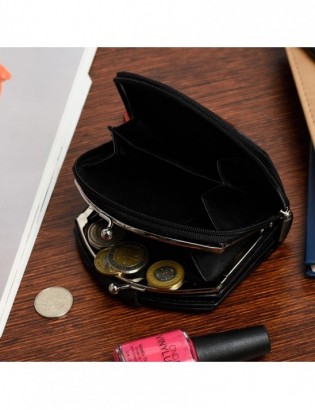 Portfel damski portmonetka skórzany czarny RFiD BELTIMORE L53 - zdjęcie 2