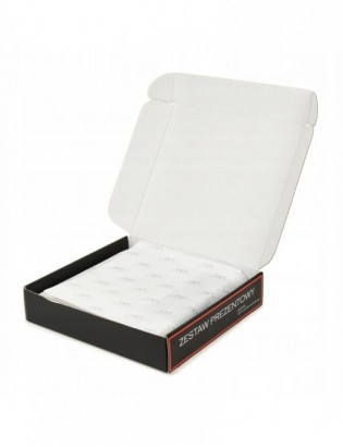 Zestaw prezentowy męski skórzany pasek portfel czarny pudełko Beltimore T79 - zdjęcie 12