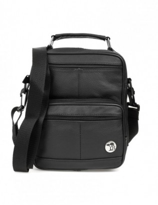 Męska torba skórzana przez ramię Beltimore czarna G19 - zdjęcie 1