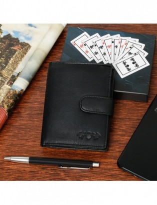 Zestaw męski skórzany portfel pasek duży Beltimore U88 - zdjęcie 4