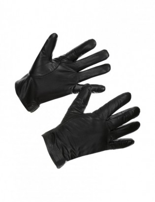 Zestaw męski skórzany portfel poziomy rękawiczki czarne Beltimore T87 - zdjęcie 9