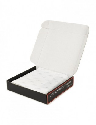 Zestaw męski skórzany portfel poziomy rękawiczki czarne Beltimore T89 - zdjęcie 15