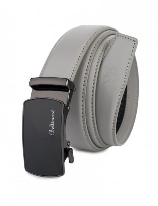 Pasek męski skórzany klamra automatyczna brązowy Beltimore A47 - zdjęcie 1