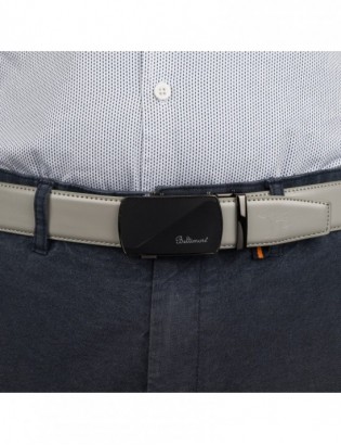 Pasek męski skórzany klamra automatyczna brązowy Beltimore A47 - zdjęcie 5