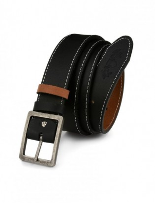 BELTIMORE Dwustronny Solidny Pasek męski skórzany Pudełko W23 - zdjęcie 4