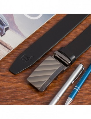 Zestaw męski skórzany portfel pasek duży Beltimore U86 - zdjęcie 7