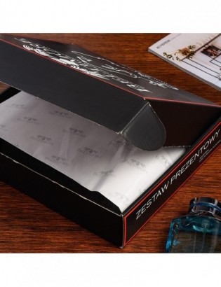 Zestaw męski skórzany Beltimore portfel szalik pasek U87 - zdjęcie 4