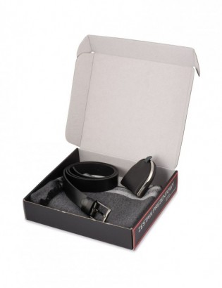 Zestaw męski skórzany Beltimore portfel szalik pasek U87 - zdjęcie 14