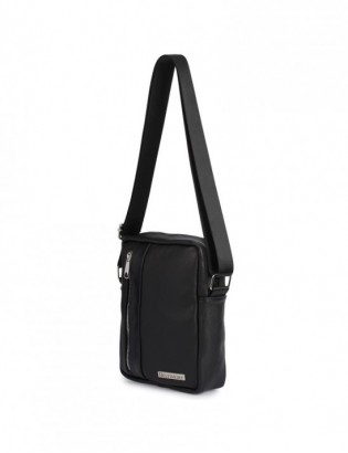 Czarna męska torba skórzana przez ramię Beltimore premium raportówka G17 - zdjęcie 4