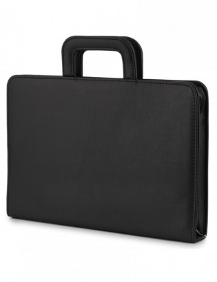 Biwuar neseser aktówka teczka organizer dla handlowca stylowa czarna Beltimore I67 - zdjęcie 4