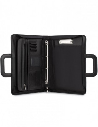 Biwuar neseser aktówka teczka organizer dla handlowca stylowa czarna Beltimore I67 - zdjęcie 5
