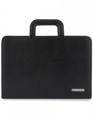 Biwuar neseser aktówka teczka organizer dla handlowca stylowa czarna Beltimore I67 - zdjęcie 6