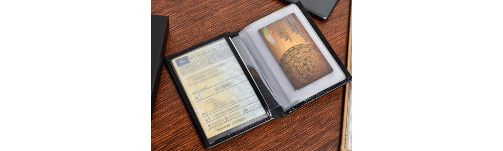 Etui męskie na dokumenty skórzane karty wizytówki | Beltimore Official